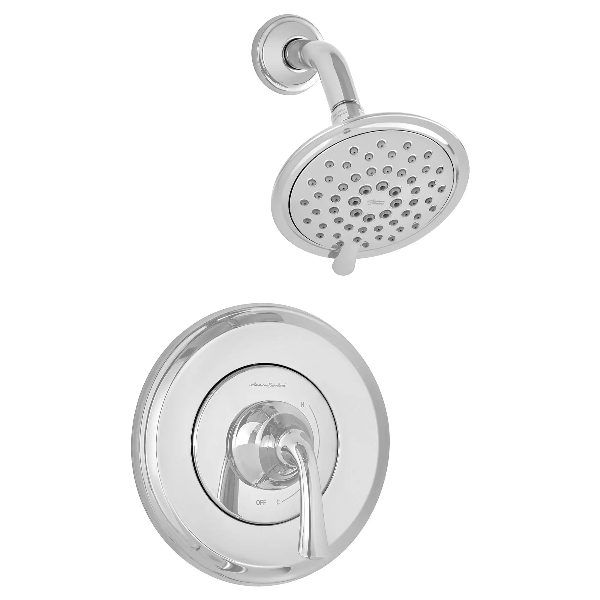Patience® 2.5 gpm/9.5 L/min Shower Trim Kit With 3-Function Showerhead, Double Ceramic Pressure Balance Cartridge With Lever Handle — thumbnail 3